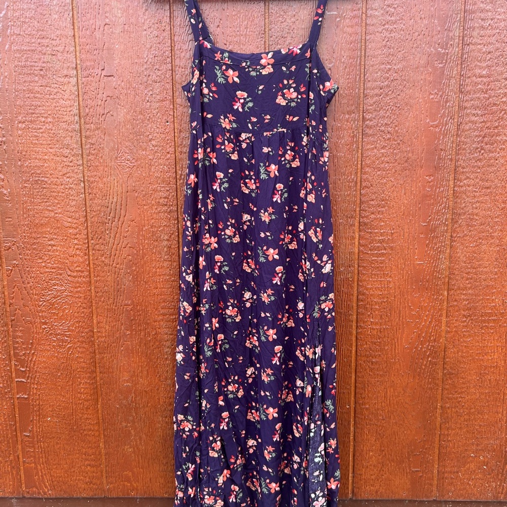 Natural Life Purple Floral Patti Maxi Dress SIZE XS/Small boho Spring Western - Picture 2 of 8